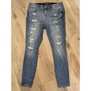 Torrid Distressed Bombshell Skinny Jeans Women's Plus 14R